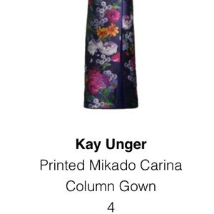 Kay Unger Gown Size 4